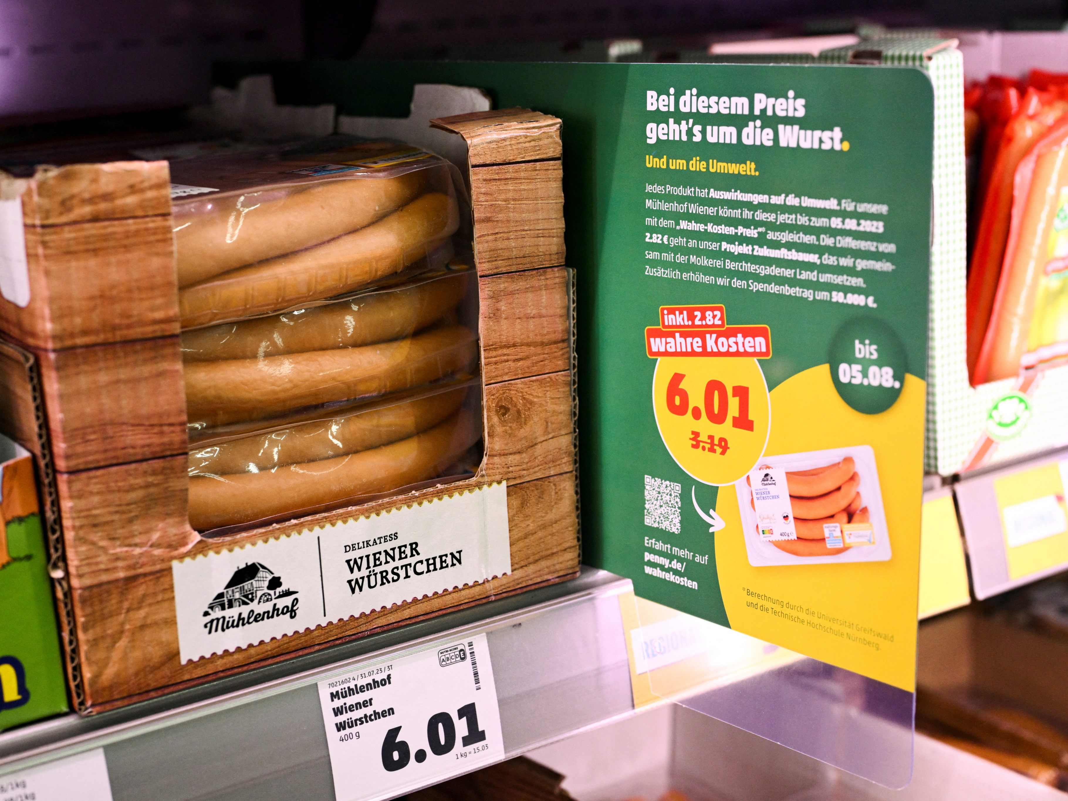 Penny kassiert eine Woche lang die "wahren Preise" bei einigen Produkten.