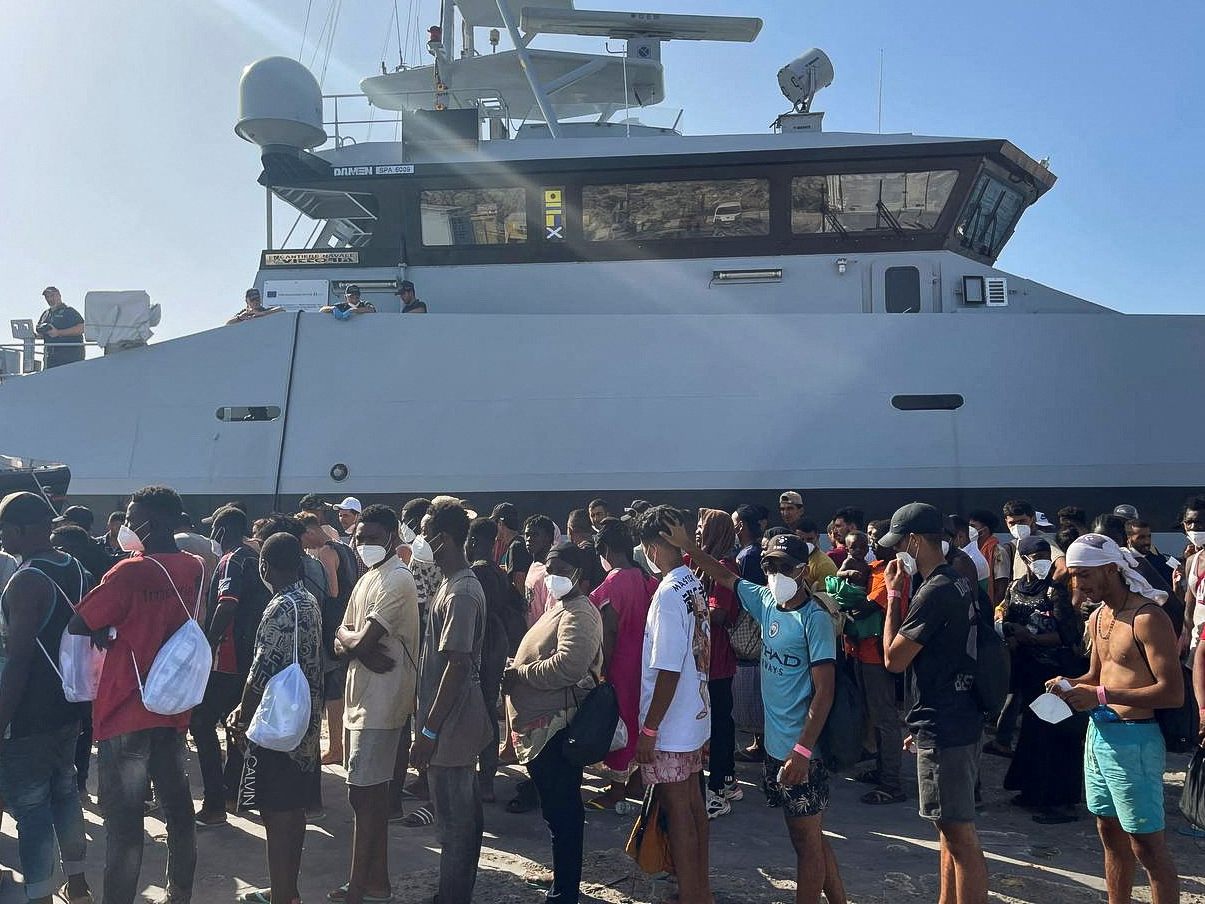In Italien kommen so viele Flüchtlinge an, wie schon seit Jahren nicht mehr. In Italien kommen so viele Flüchtlinge an, wie schon seit Jahren nicht mehr.