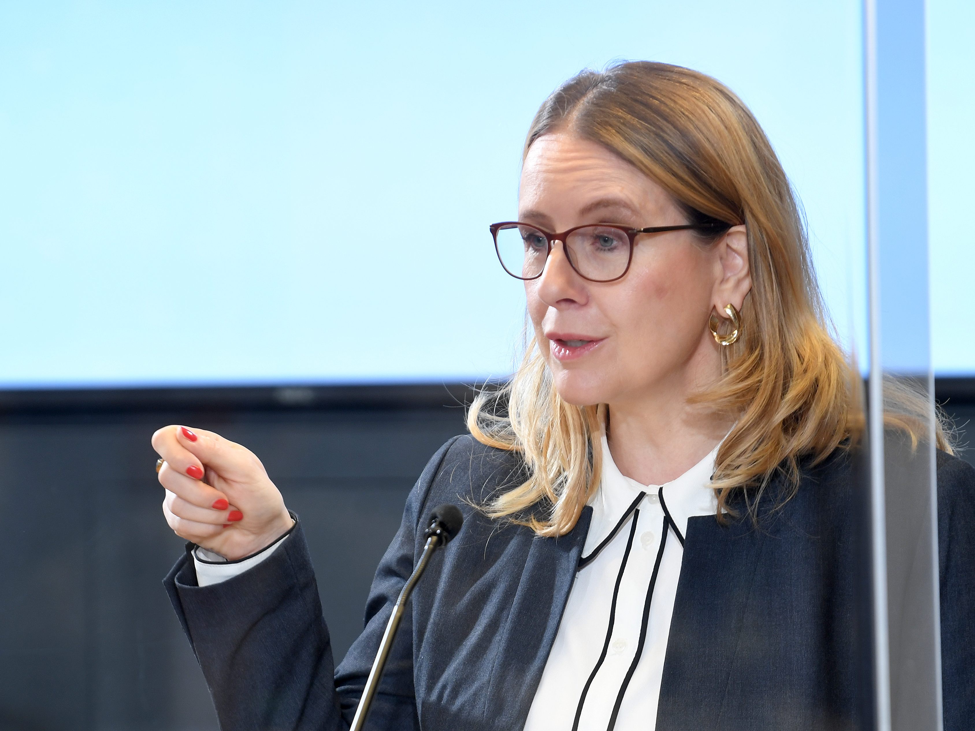 Schramböck war früher Wirtschaftsministerin.