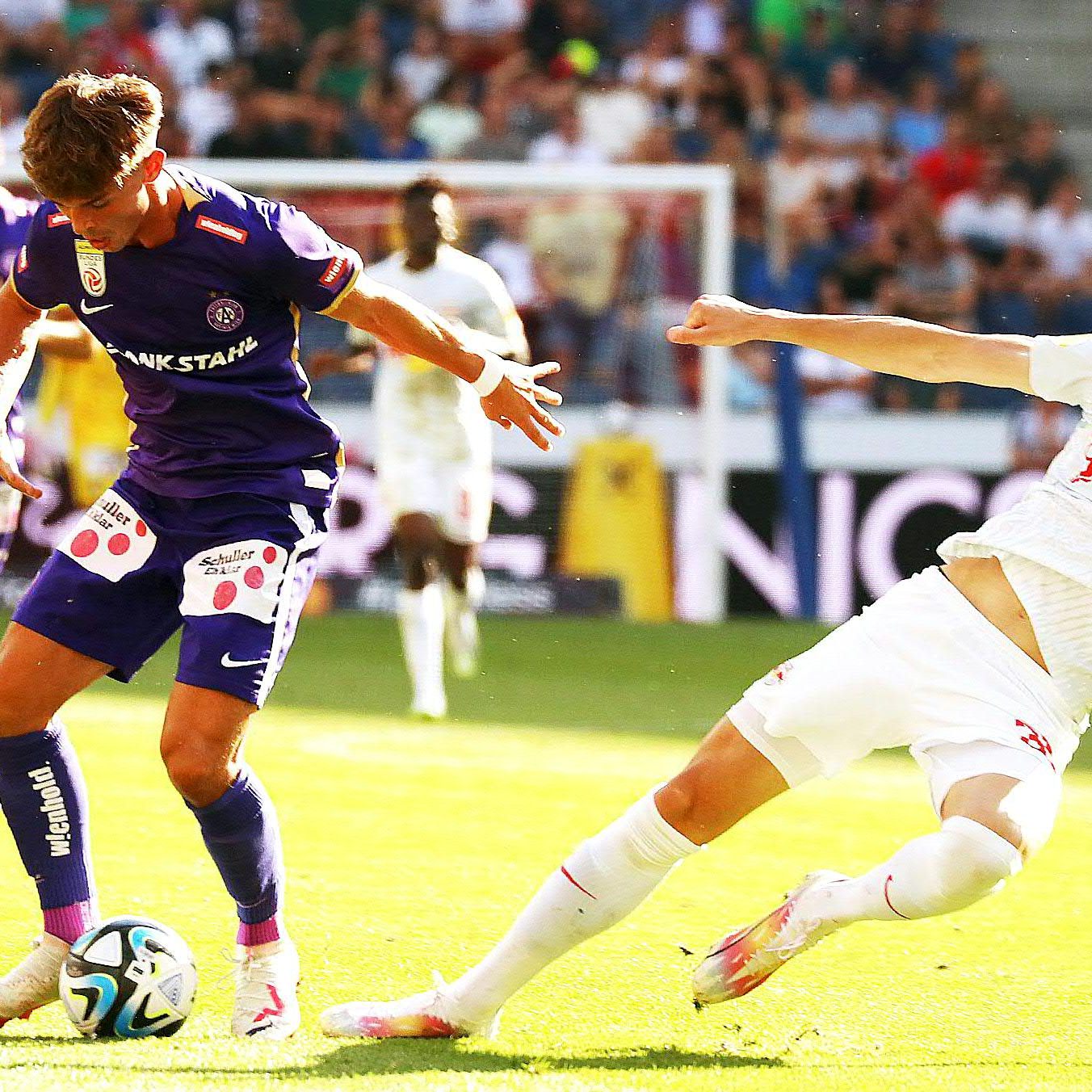 Austria kassierte Niederlage gegen Salzburg.