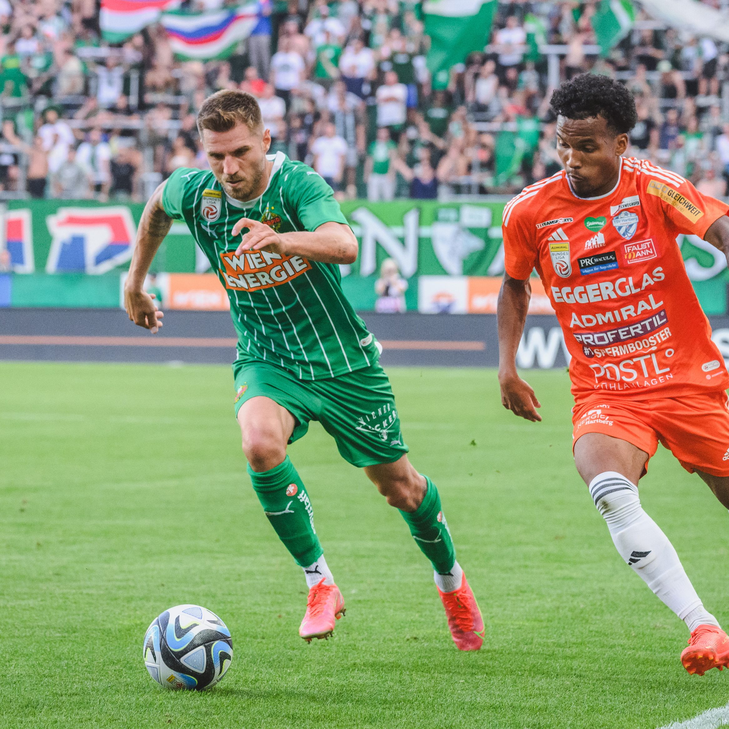 Rapid Wien gelang gegen Hartberg kein Tor.