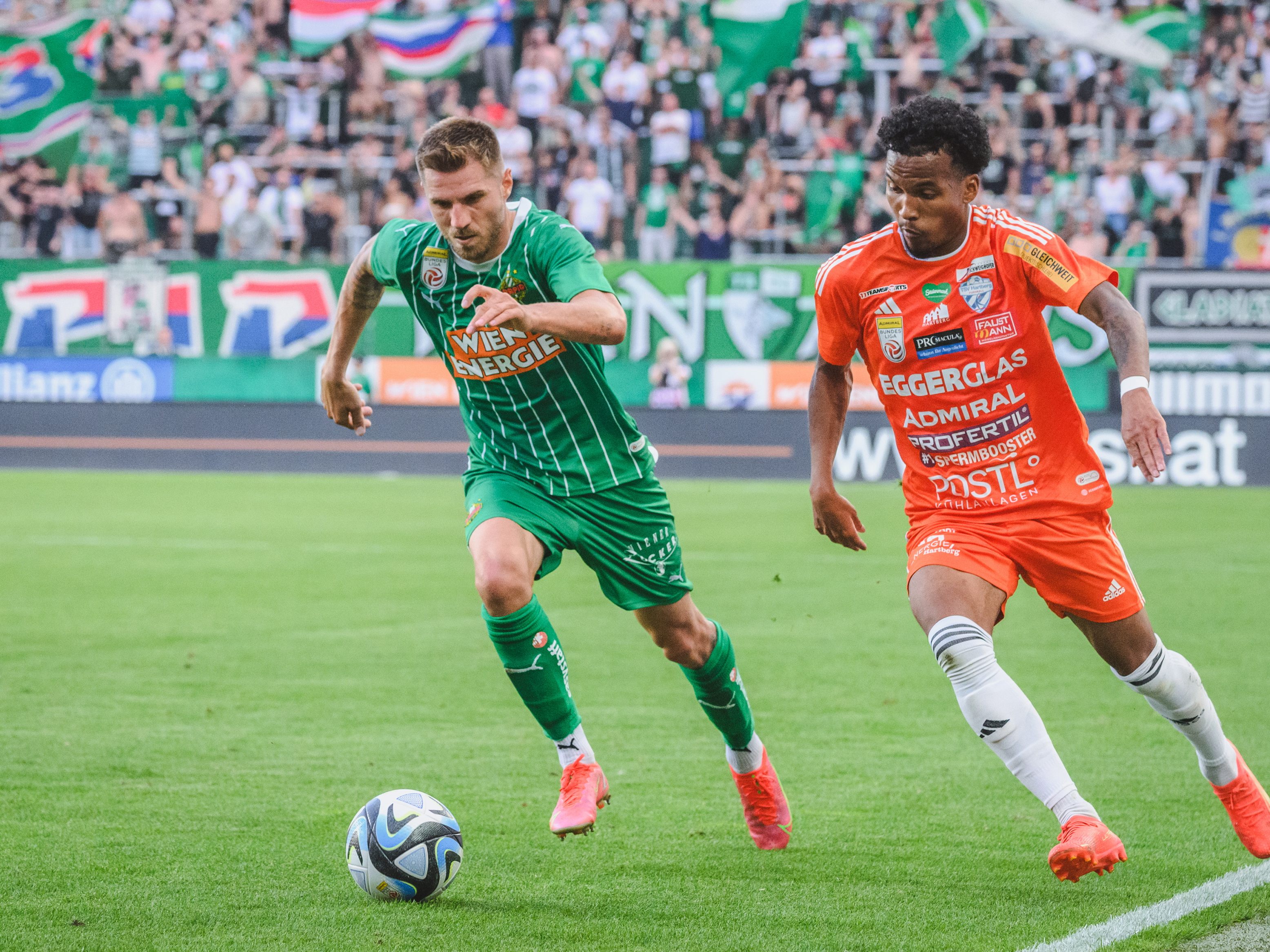 Rapid Wien gelang gegen Hartberg kein Tor. Rapid Wien gelang gegen Hartberg kein Tor.