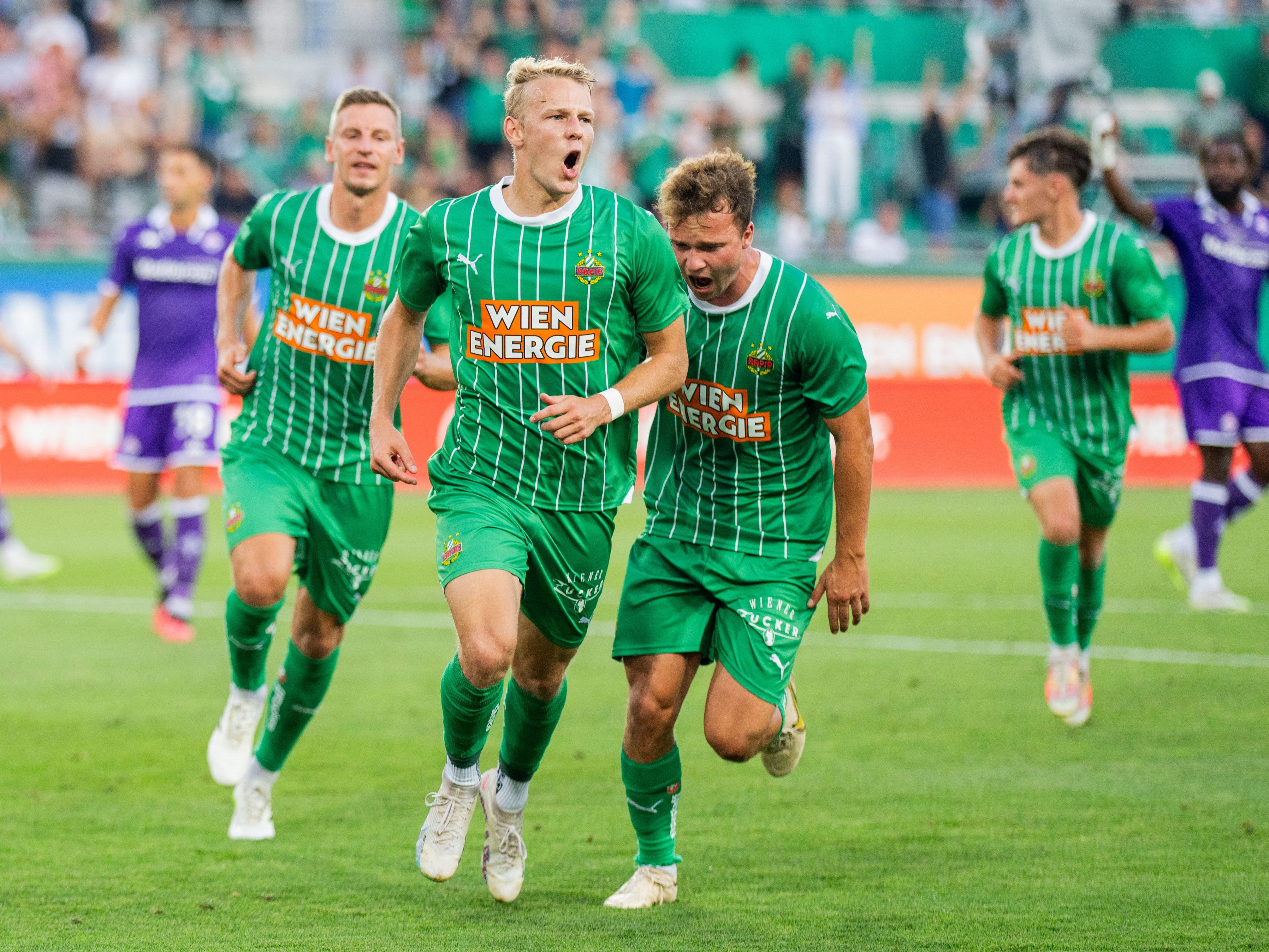 Rapid Wien gelang ein 1:0-Sensationssieg gegen Fiorentina.