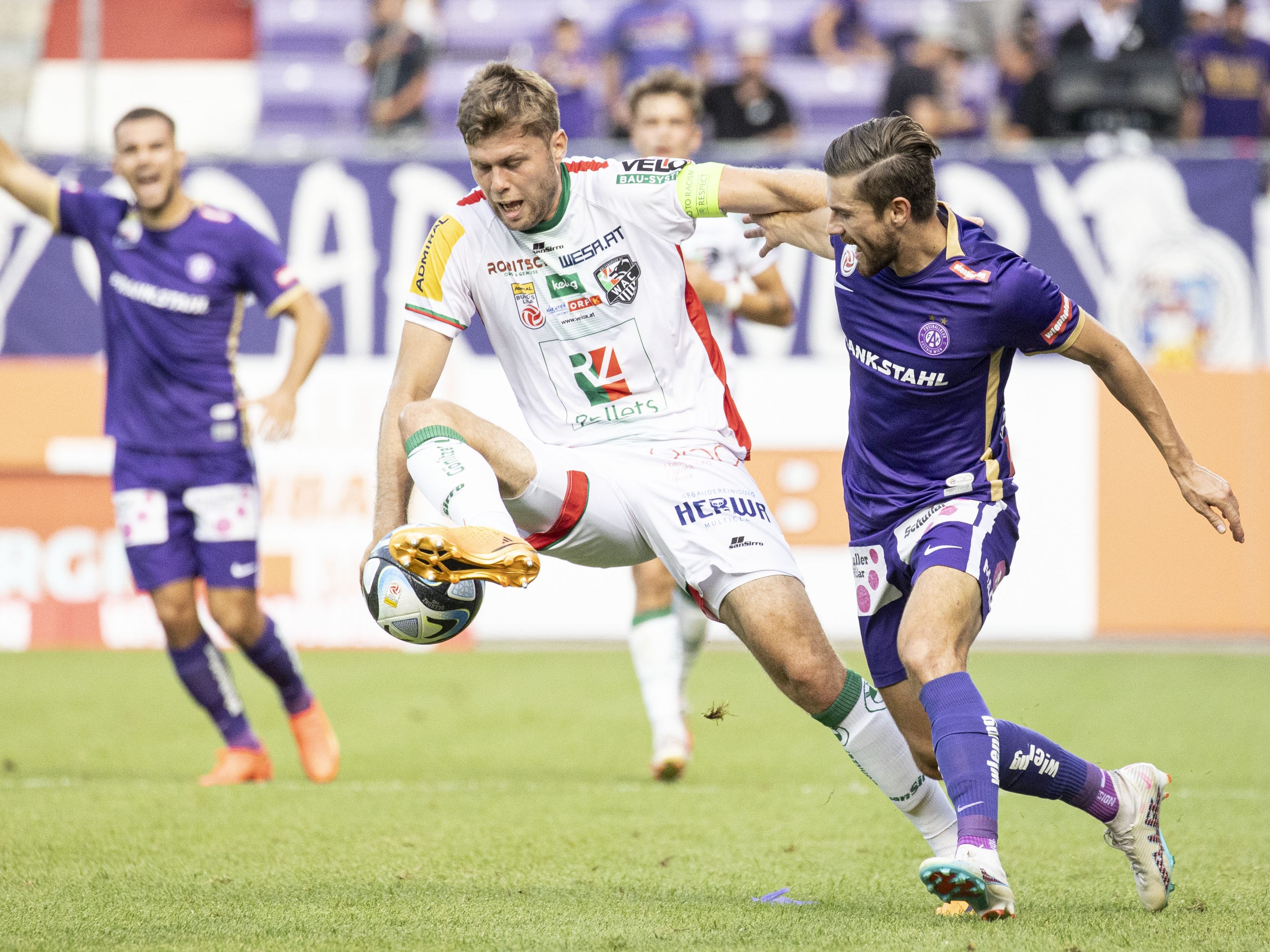 Die Austria und der WAC trennten sich 0:0.