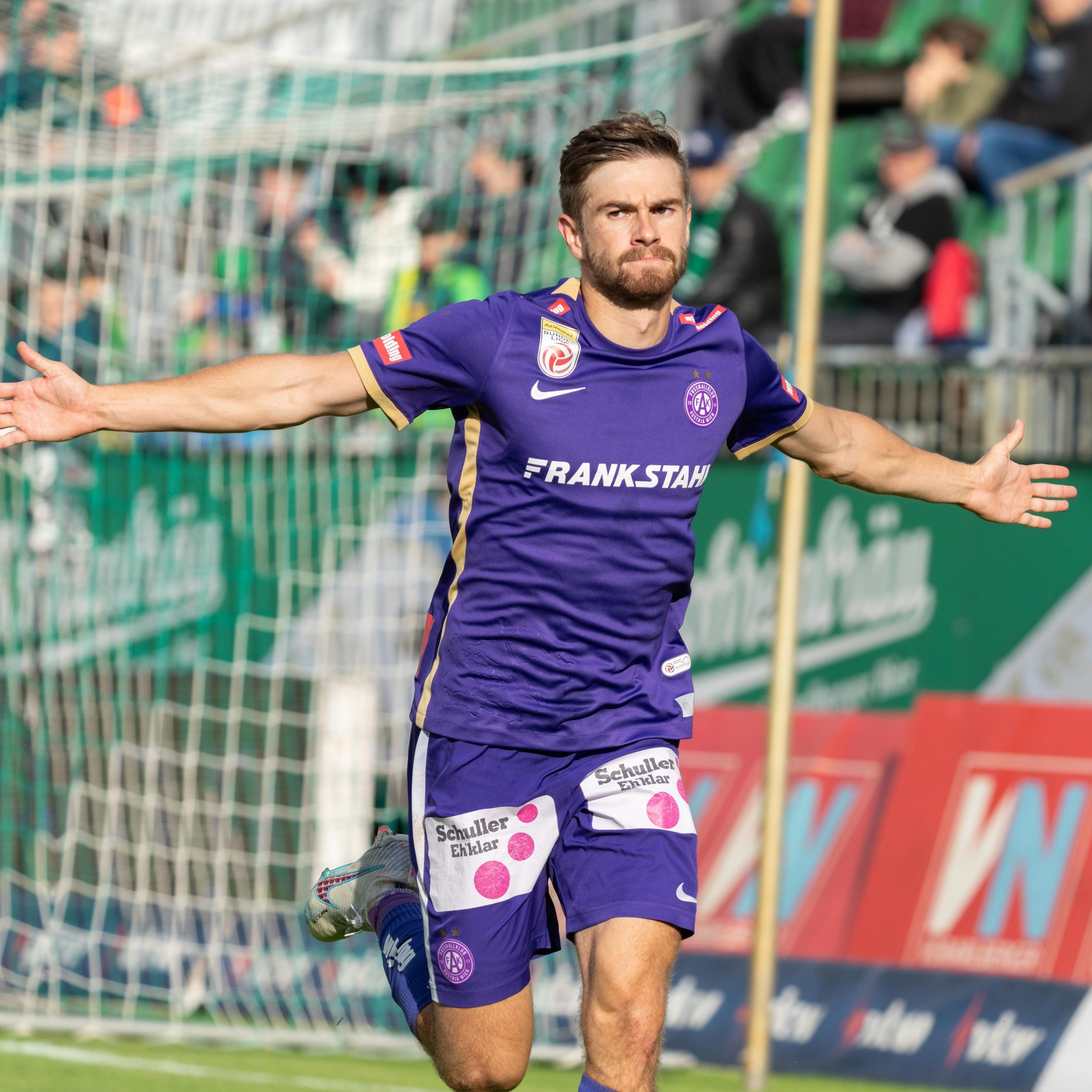 Andreas Gruber sorgte für die beiden Tore gegen Austria Lustenau.