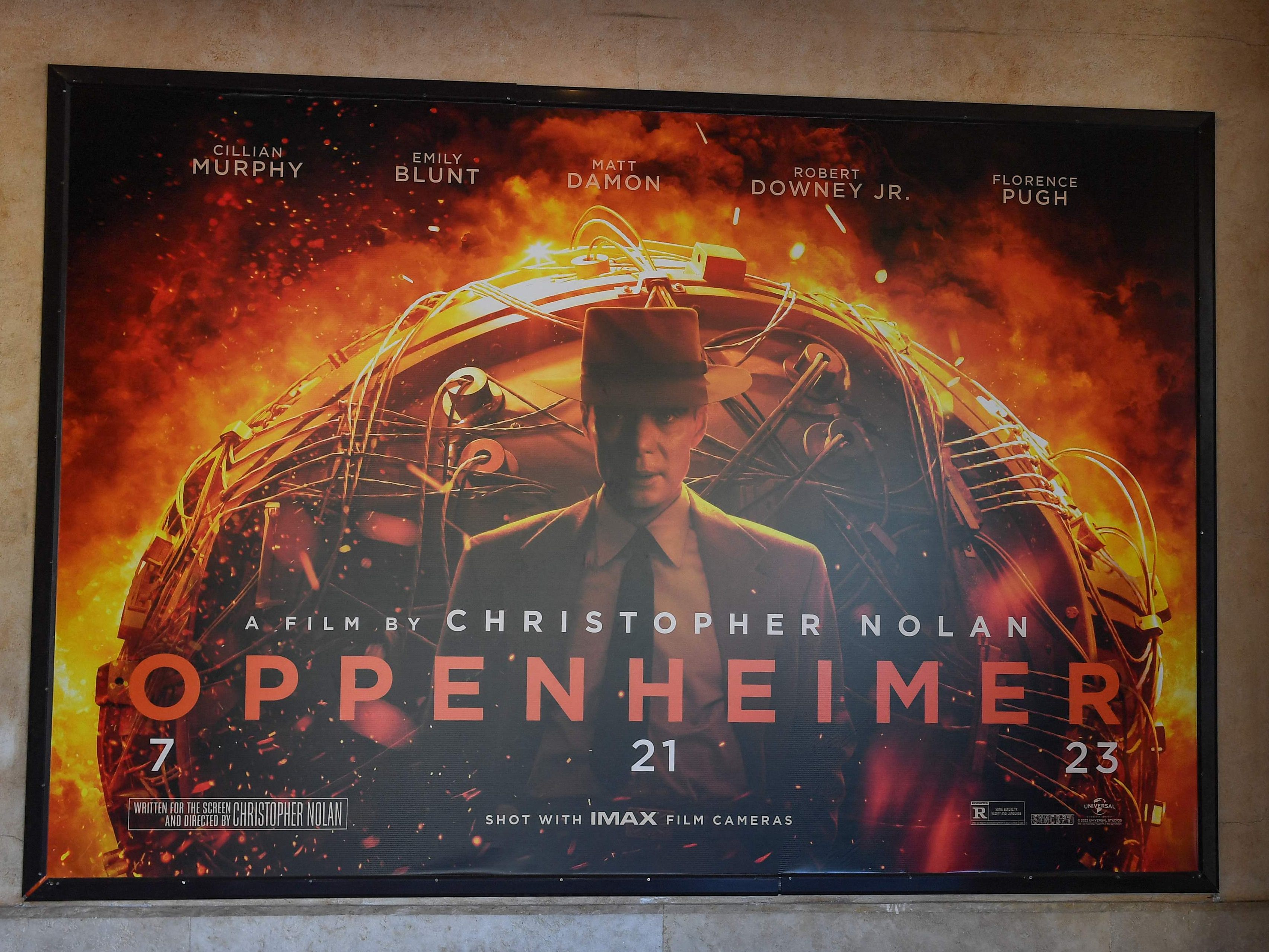 Über 300.000 Kino-Besucher sahen bereits "Oppenheimer" in Österreich. Über 300.000 Kino-Besucher sahen bereits "Oppenheimer" in Österreich.
