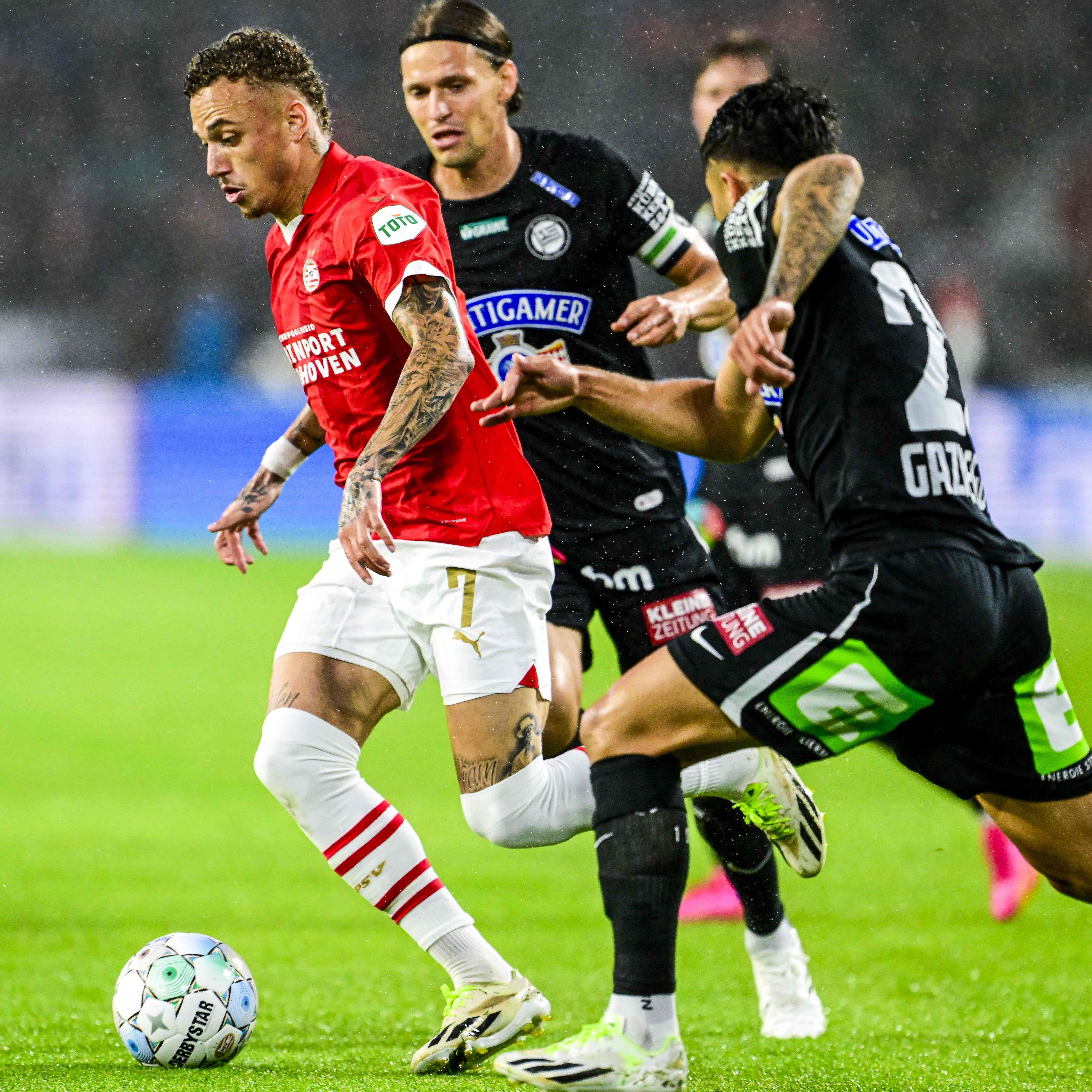 Die Spieler von Sturm Graz waren heute meist einen Schritt zu spät.