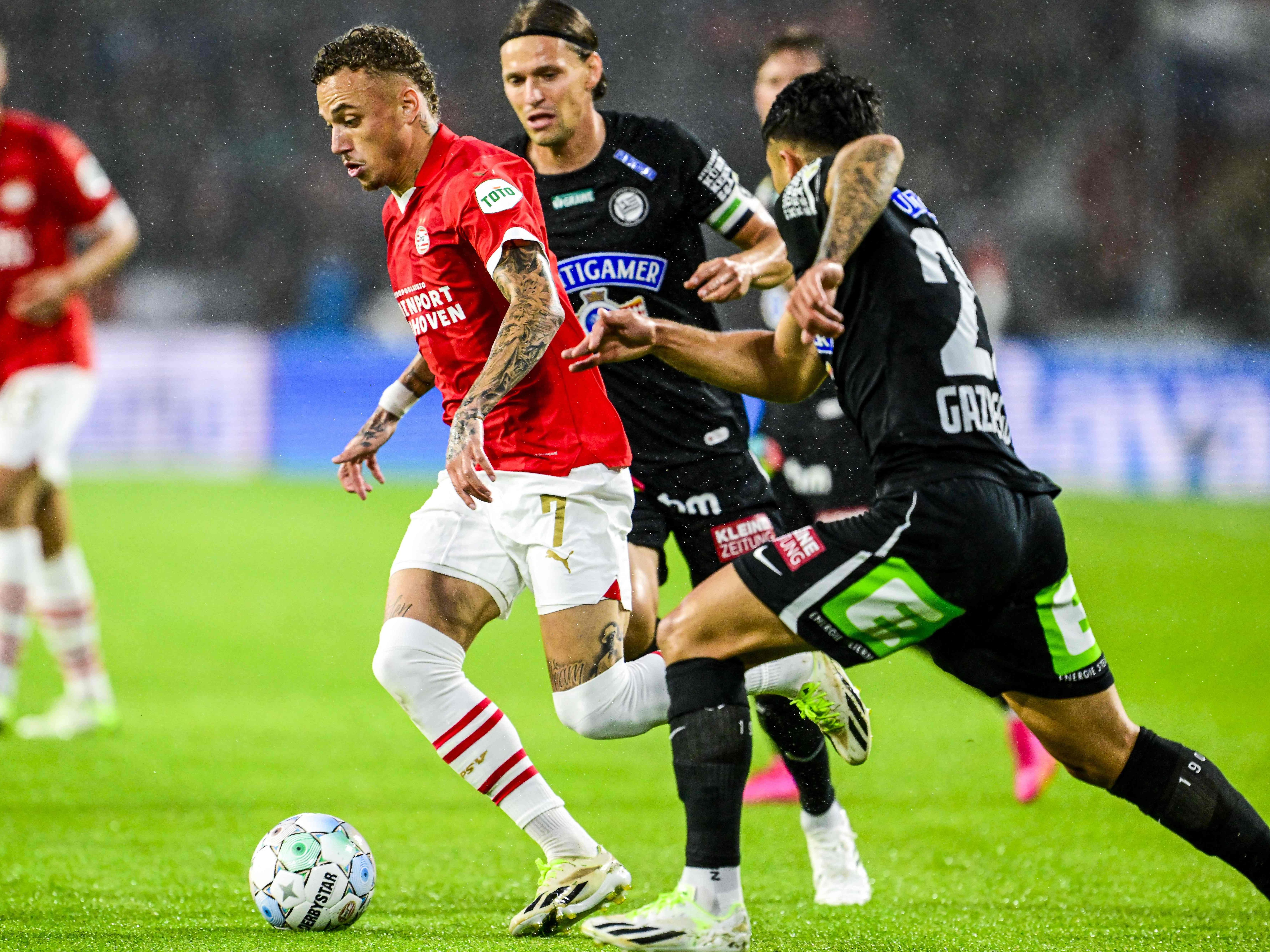 Die Spieler von Sturm Graz waren heute meist einen Schritt zu spät.