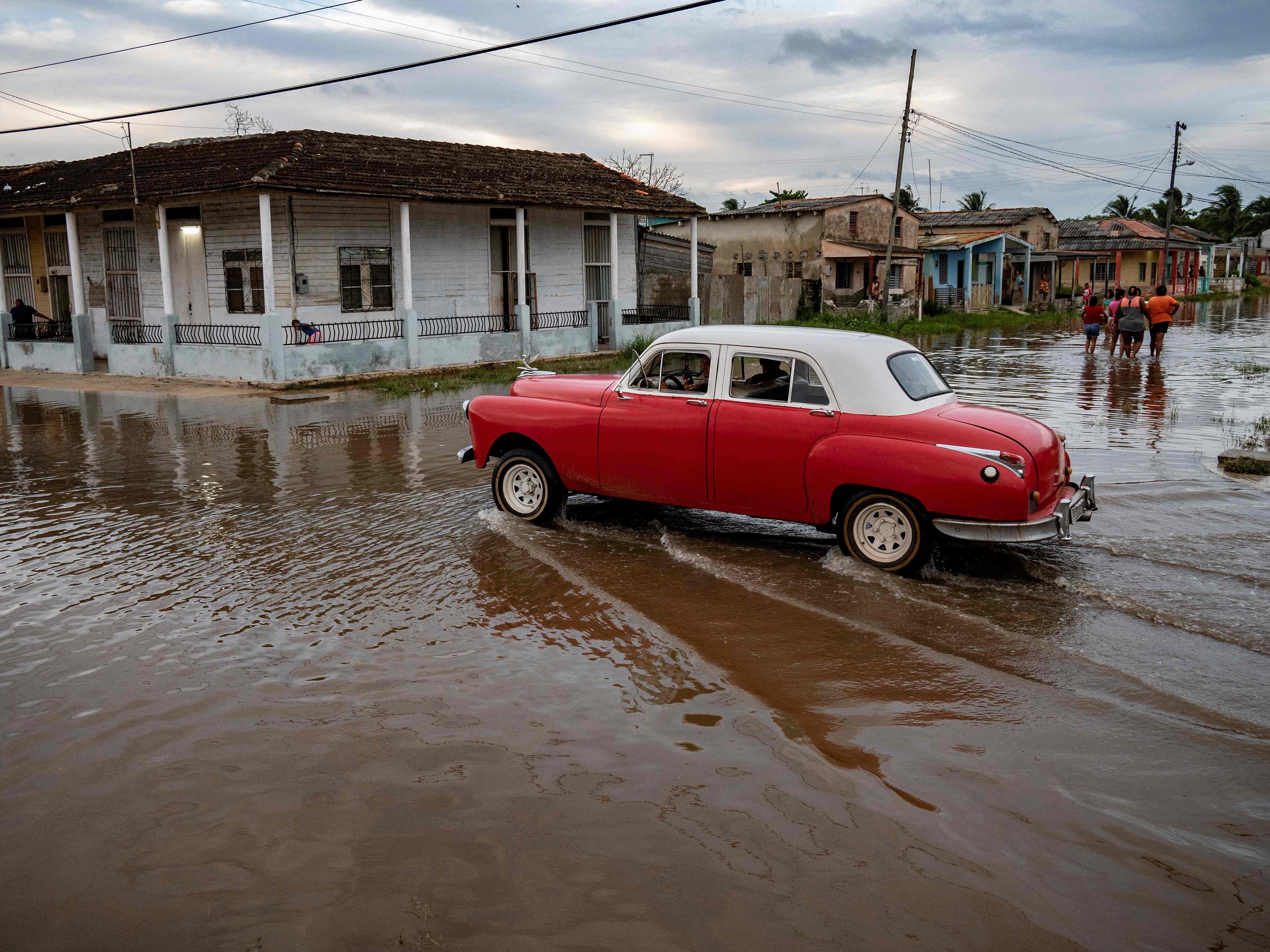 "Idalia" hat in Kuba bereits für Überflutungen gesorgt.