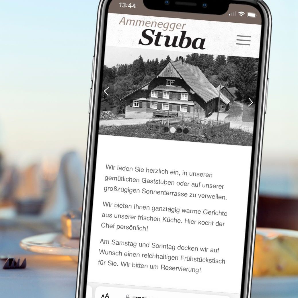 Die Ammenegger Stuba in Dornbirn bietet kulinarische Köstlichkeiten und einen wunderbaren Ausblick.