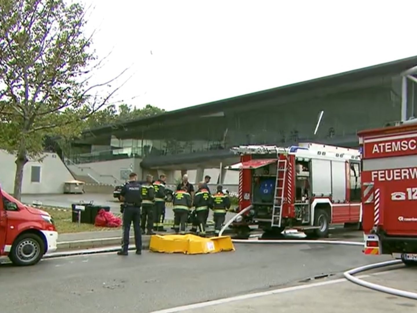 Ammoniak-Unfall in der Therme Wien. Ammoniak-Unfall in der Therme Wien.