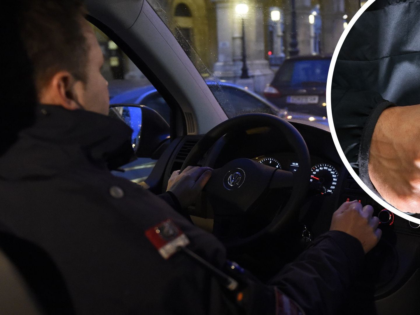 Nächtlicher Polizeieinsatz nach Drohung mit Messer.