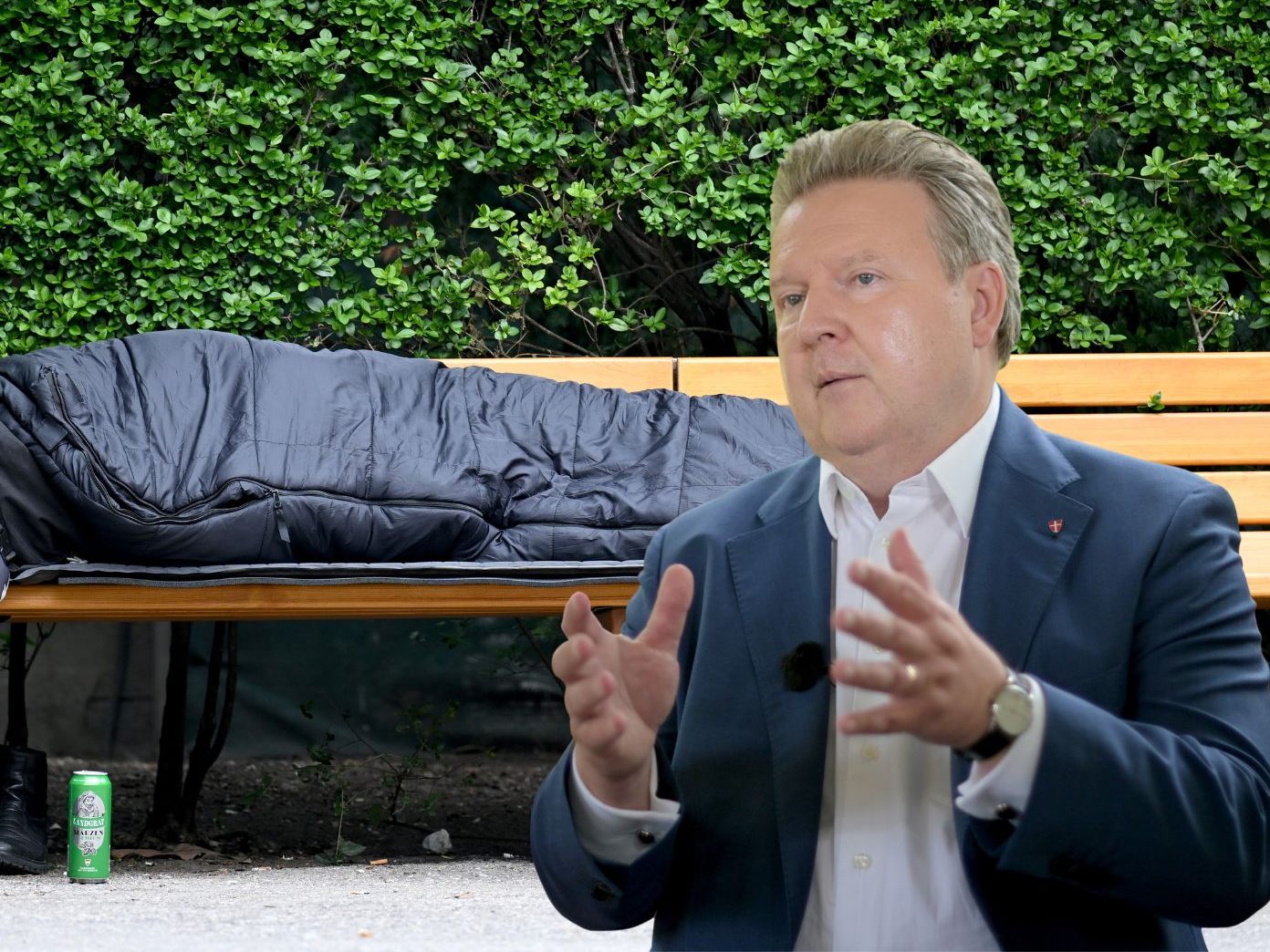 Wiens Bürgermeister Michael Ludwig (SPÖ) warnt vor politischen Attacken auf Obdachlose.