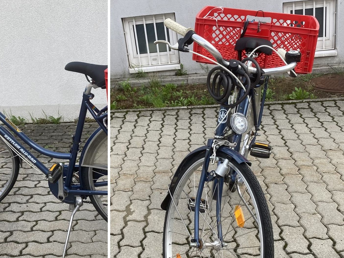 Die Polizei sucht die Besitzer dieses Fahrrades. Die Polizei sucht die Besitzer dieses Fahrrades.