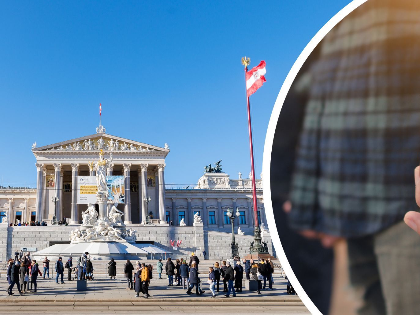 Der ÖGB plant eine Menschenkette rund ums Parlament als Protest gegen die Teuerung. Der ÖGB plant eine Menschenkette rund ums Parlament als Protest gegen die Teuerung.