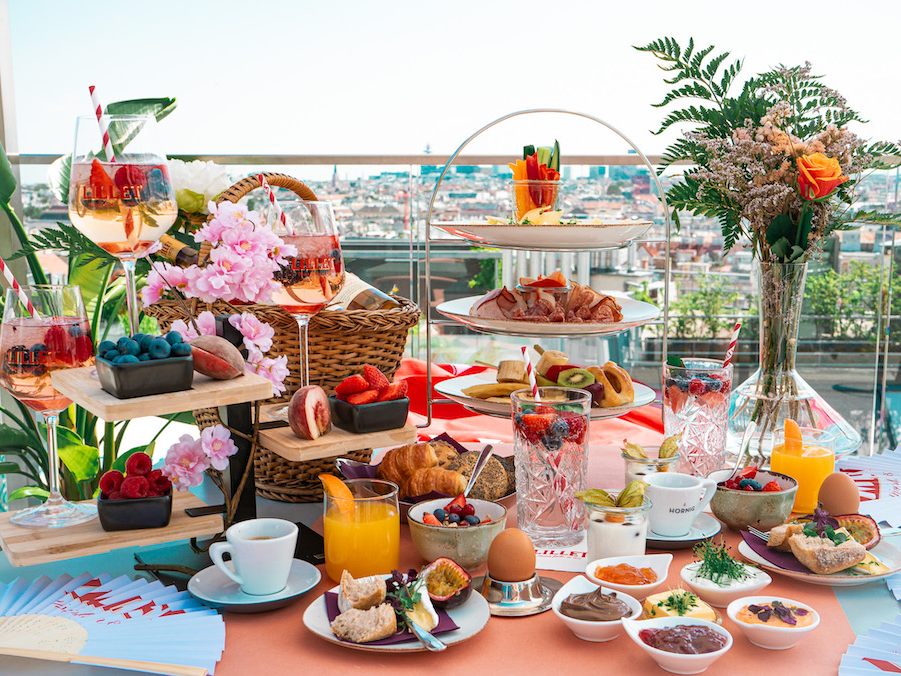 Gemütlich Brunchen im Jaz in the City Vienna. Gemütlich Brunchen im Jaz in the City Vienna.