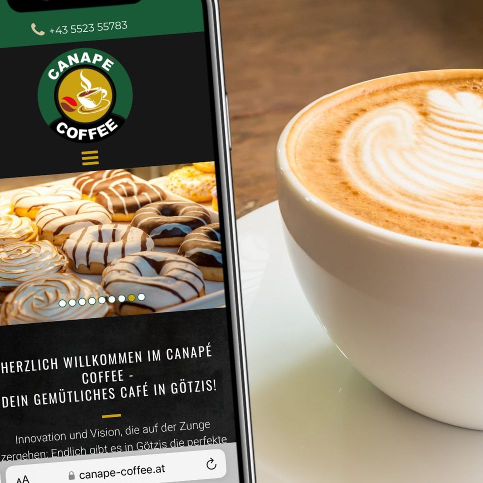 Ob Bagel, Burger oder Kaffee - das Canapé Coffee eignet sich perfekt für eine Stärkung beim Shopping am Garnmarkt.