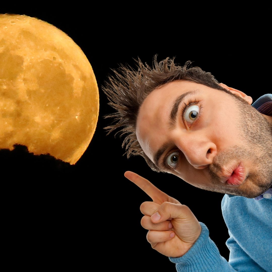 Supermond und Blauer Mond gemeinsam am Himmel