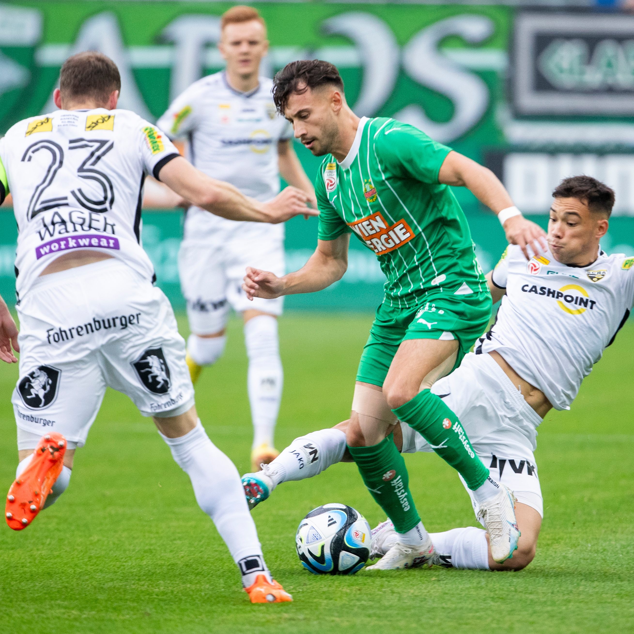 Jäger, Jurcec und Co. waren gegen die starken Wiener heute chancenlos.