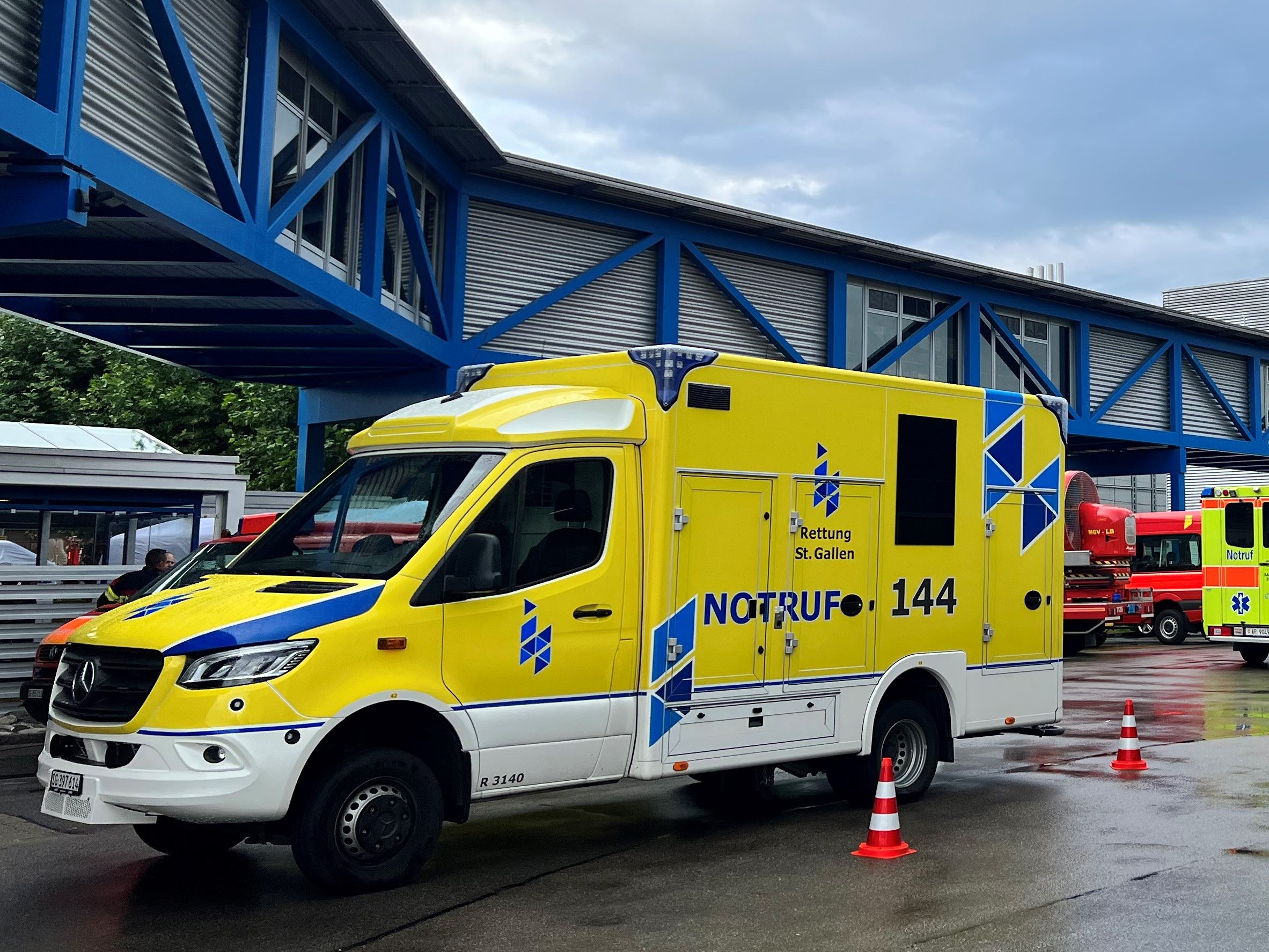 Ein Ammoniak-Austritt sorgte für einen Einsatz in Gossau.