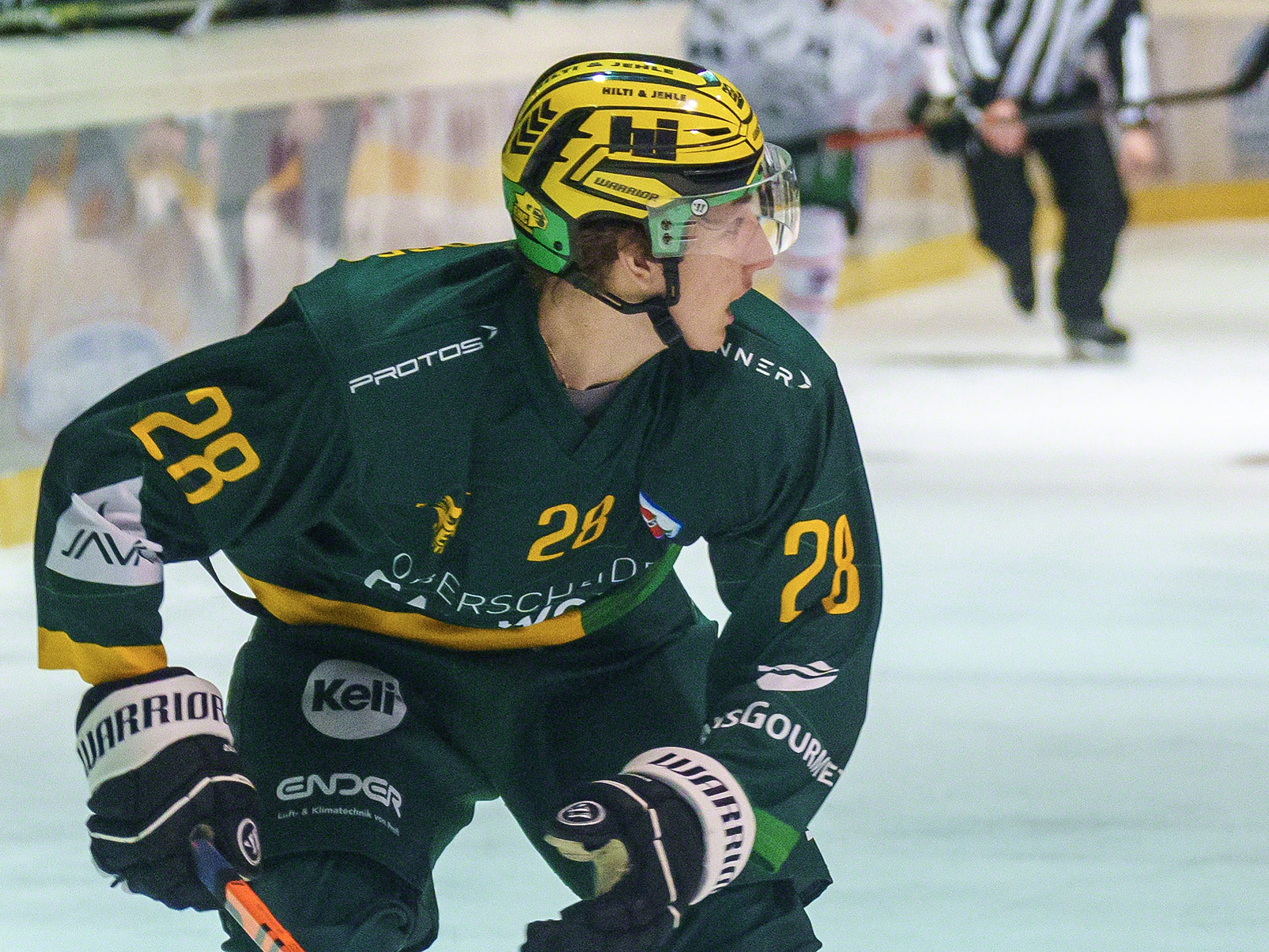 Lenz Moosbrugger trifft mit dem EHC Lustenau auf den EHC Arosa