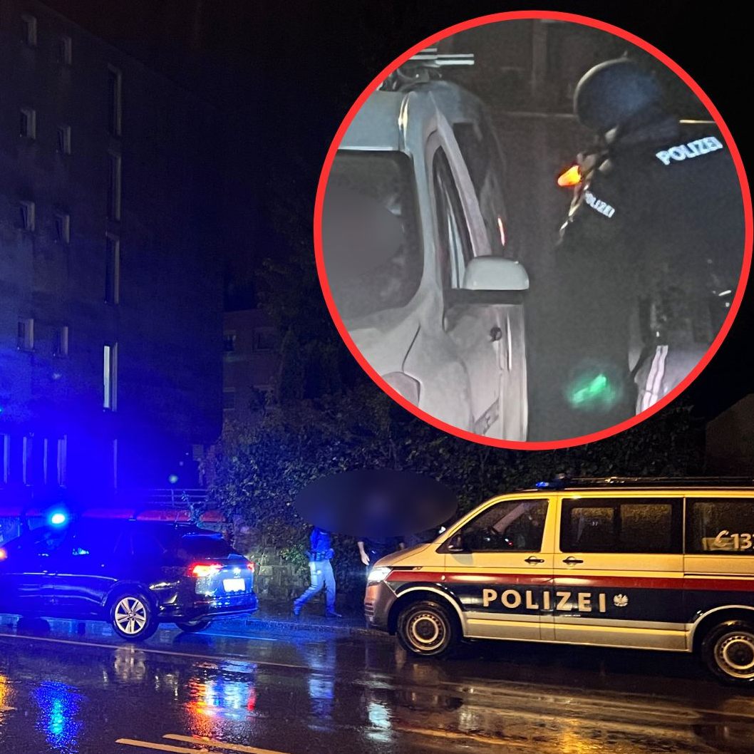 Großeinsatz der Polizei.