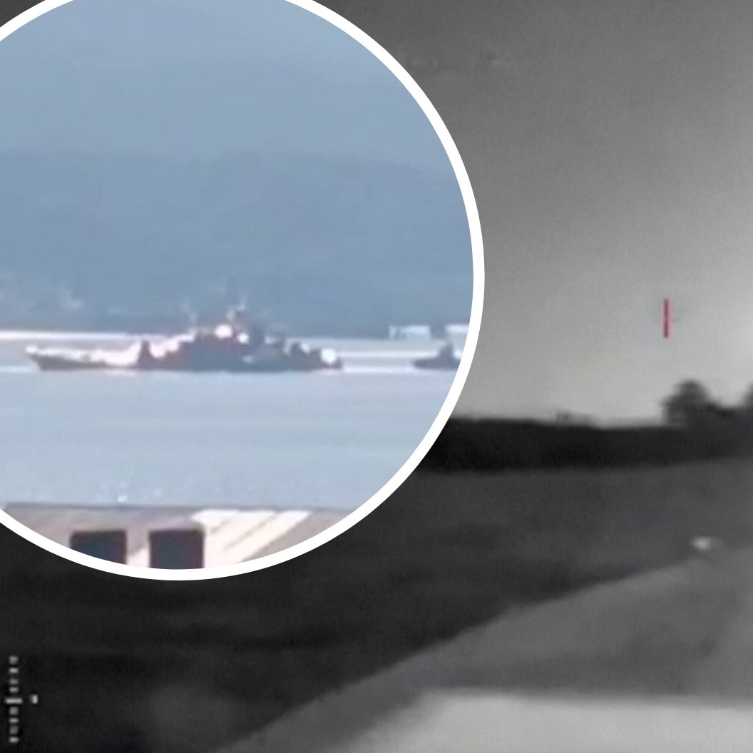 Die Szene des Angriffs auf die "Olenegorski gornjak" im Video.