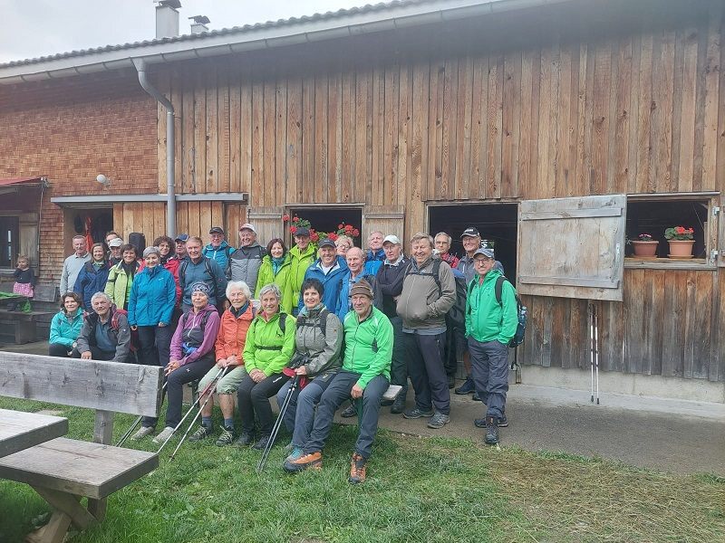 Sommerliche PVÖ-Wanderung auf die Niedere/Bezau