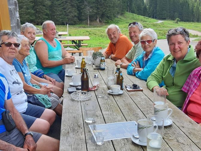 PVÖ St. Gallenkirch wanderte in die Alpe Gafluna im Silbertal PVÖ St. Gallenkirch wanderte in die Alpe Gafluna im Silbertal