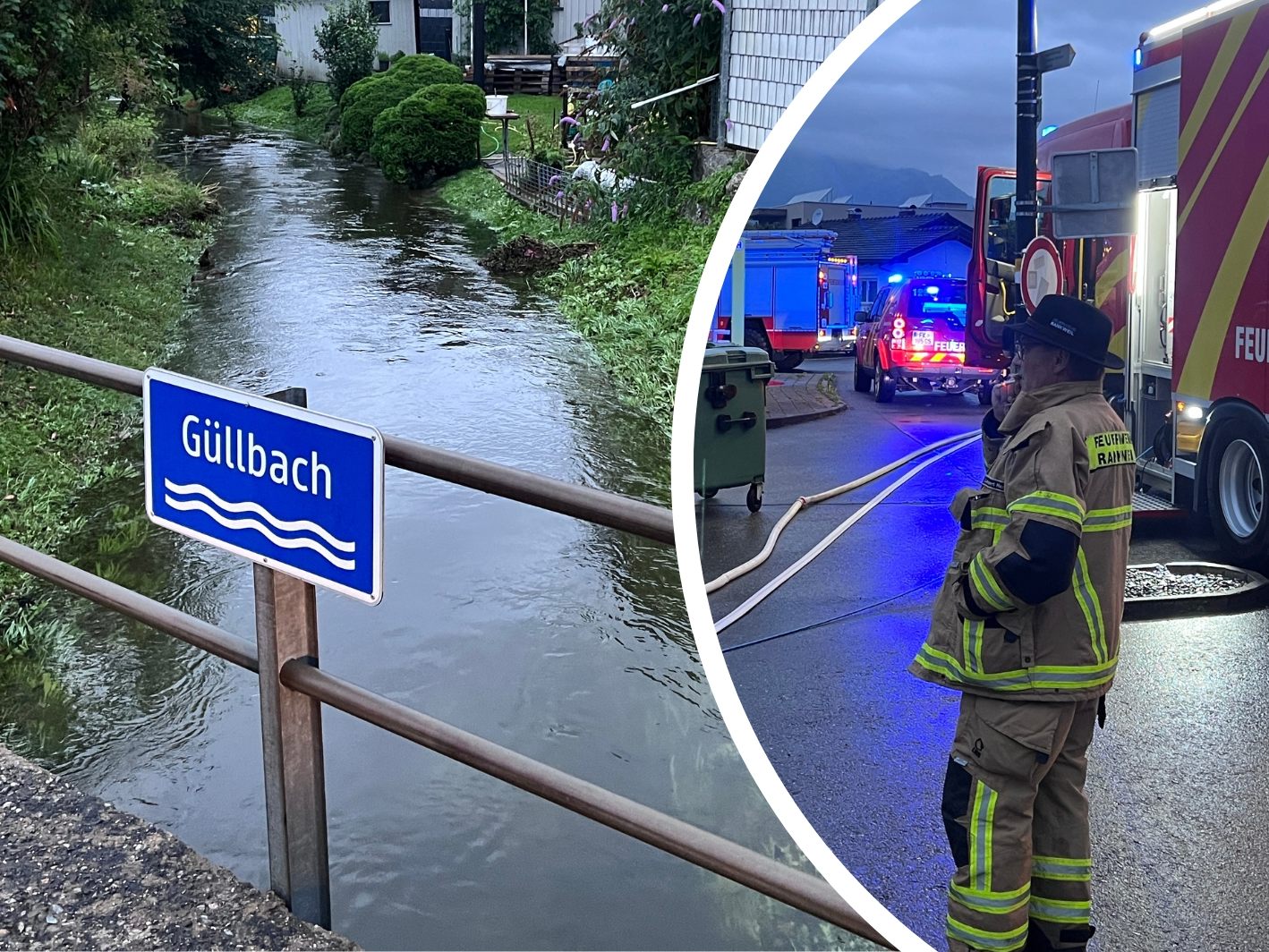 Die Feuerwehren waren besonders im Bezirk Feldkirch gefordert. Die Feuerwehren waren besonders im Bezirk Feldkirch gefordert.