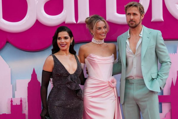 America Ferrera, Margot Robbie und Ryan Gosling
