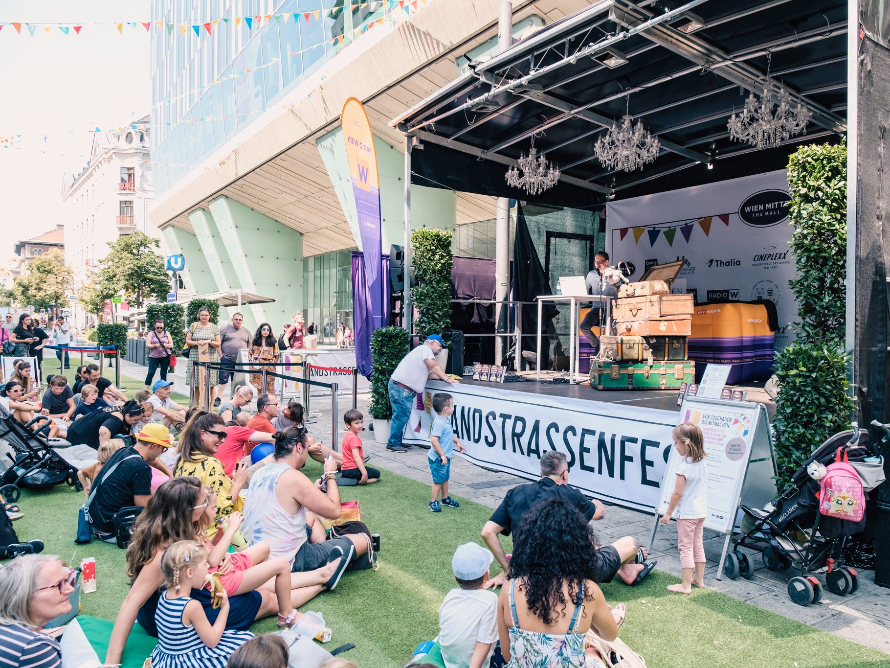 Buntes Programm beim Landstraßenfest.