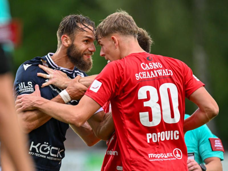 Popovic und Maderner im Clinch Popovic und Maderner im Clinch