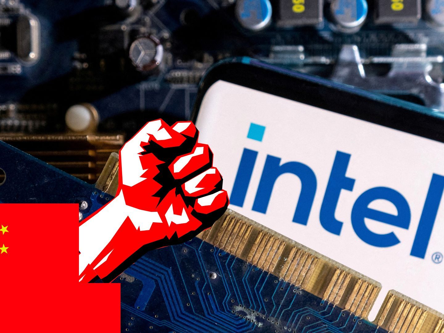 China hat die Übernahmepläne von Intel torpediert.