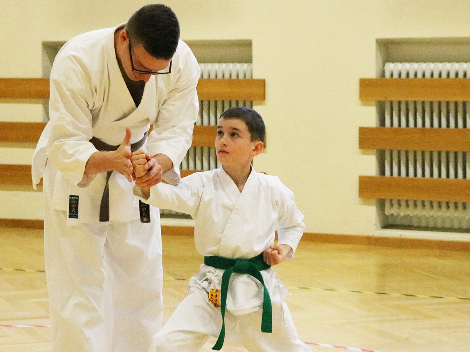 Trainiert wird im Stil des traditionellen Shotokan Karates Trainiert wird im Stil des traditionellen Shotokan Karates