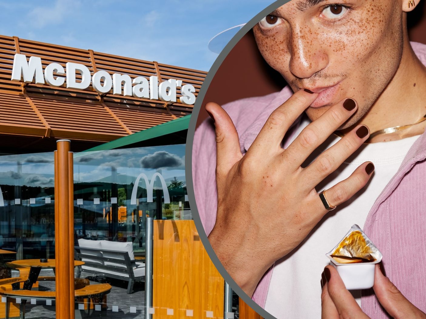 McDonald's überrascht mit neuem Produkt. McDonald's überrascht mit neuem Produkt.
