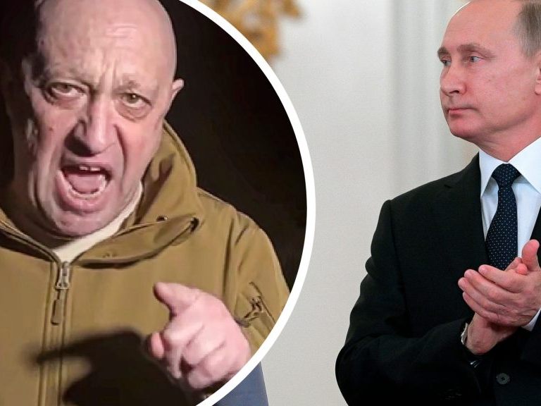 Prigoschin - von Putins Freund zu seinem Feind. Prigoschin - von Putins Freund zu seinem Feind.