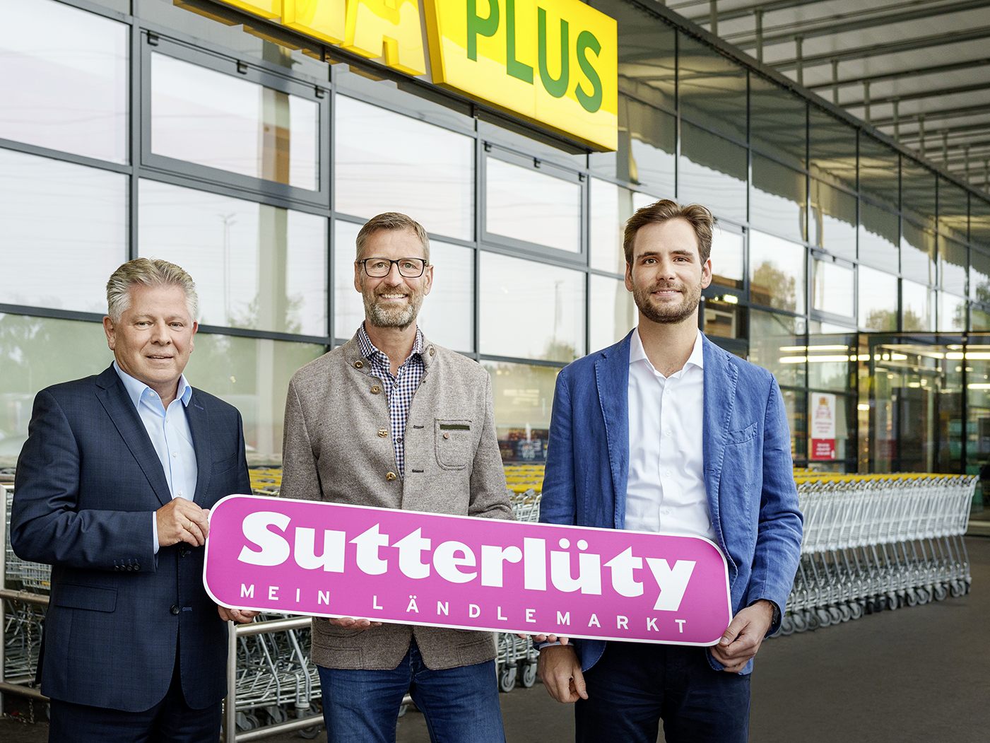 Hannes Gruber, BILLA Vertriebsdirektor, Jürgen Sutterlüty, Geschäftsführer Sutterlüty und Florian Sutterlüty, Vertriebsleitung Sutterlüty Hannes Gruber, BILLA Vertriebsdirektor, Jürgen Sutterlüty, Geschäftsführer Sutterlüty und Florian Sutterlüty, Vertriebsleitung Sutterlüty