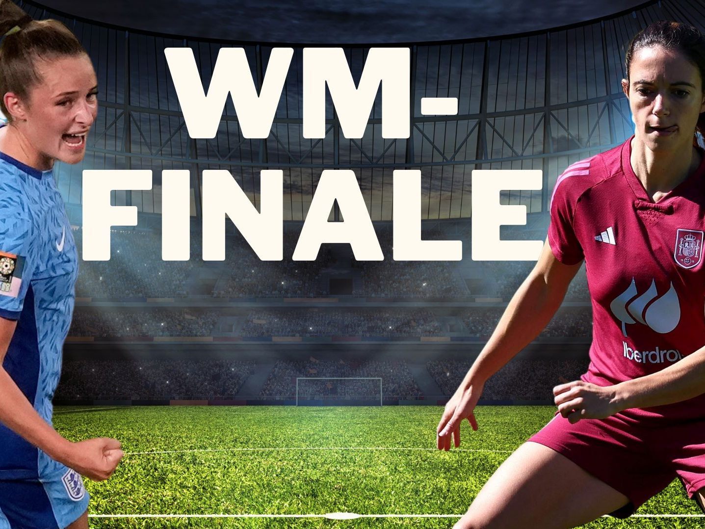 England vs. Spanien im WM-Finale.