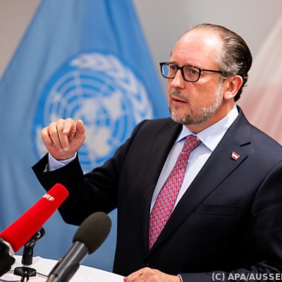 Außenminister Schallenberg bei UNO-Generaldebatte in New York