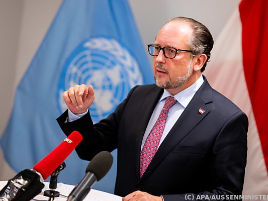 Außenminister Schallenberg bei UNO-Generaldebatte in New York