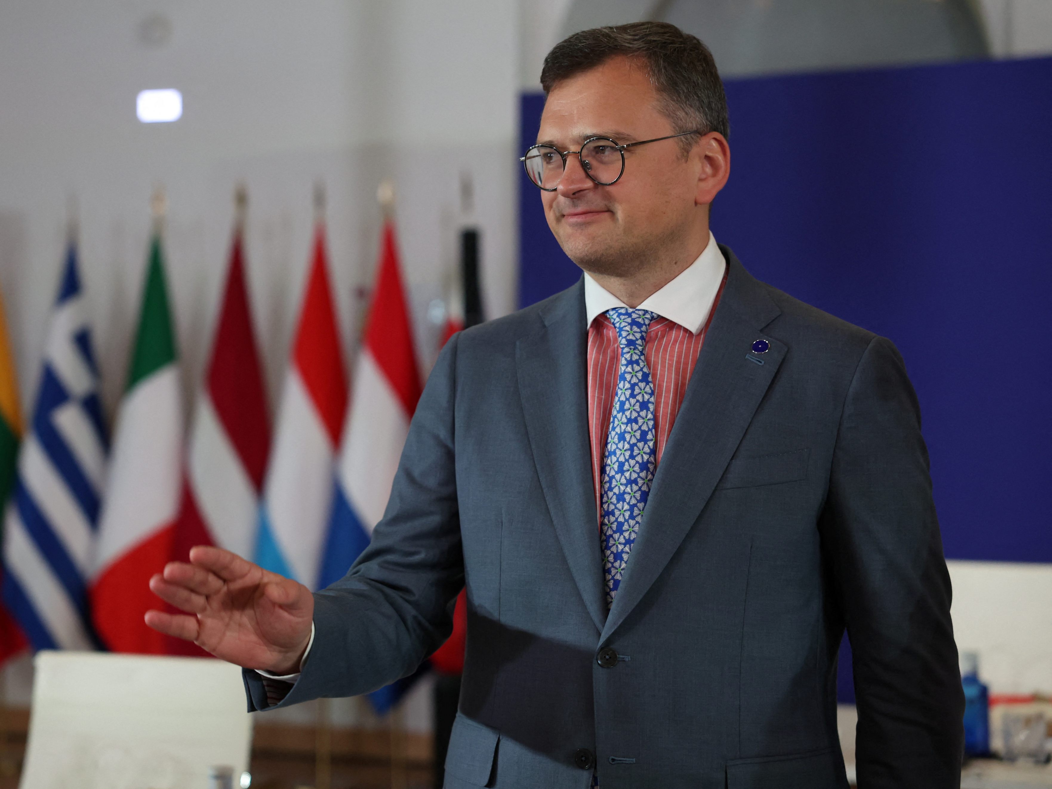 Ukraines Außenminister Dmytro Kuleba lobte die Unterstützung Österreichs. Ukraines Außenminister Dmytro Kuleba lobte die Unterstützung Österreichs.
