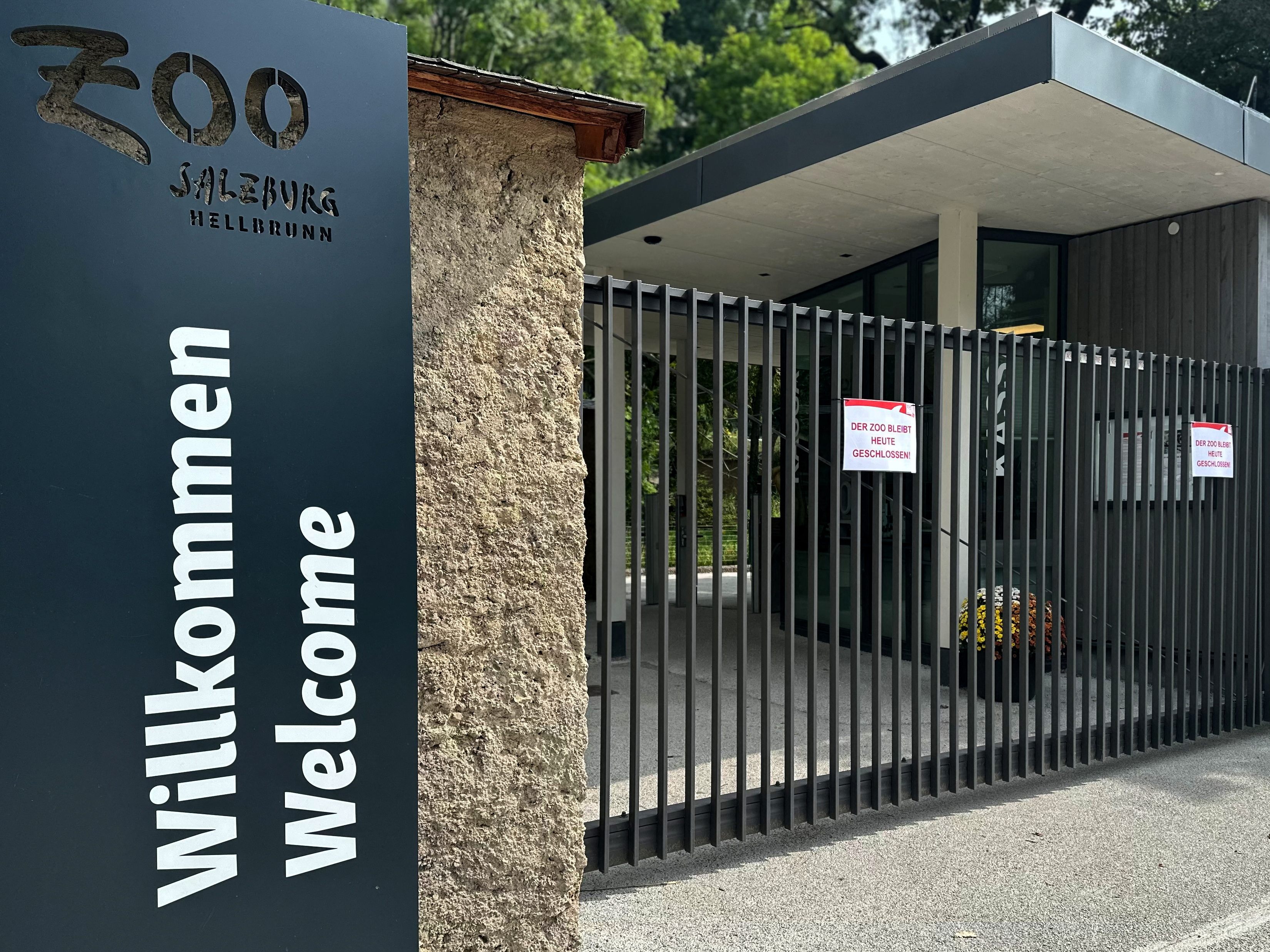 Drei Tage blieb der Zoo Salzburg geschlossen. Drei Tage blieb der Zoo Salzburg geschlossen.