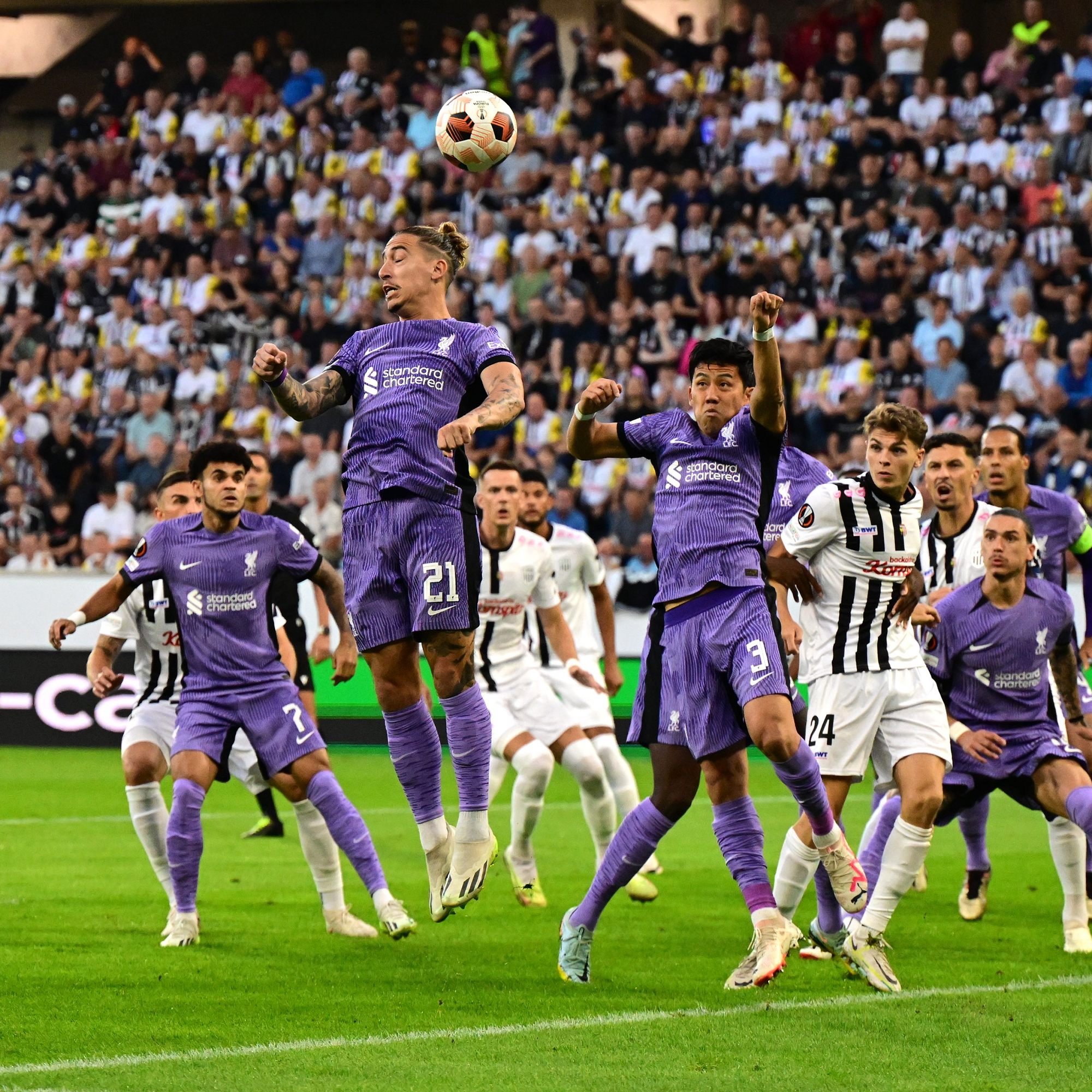 Der LASK bekam es mit dem FC Liverpool zu tun.