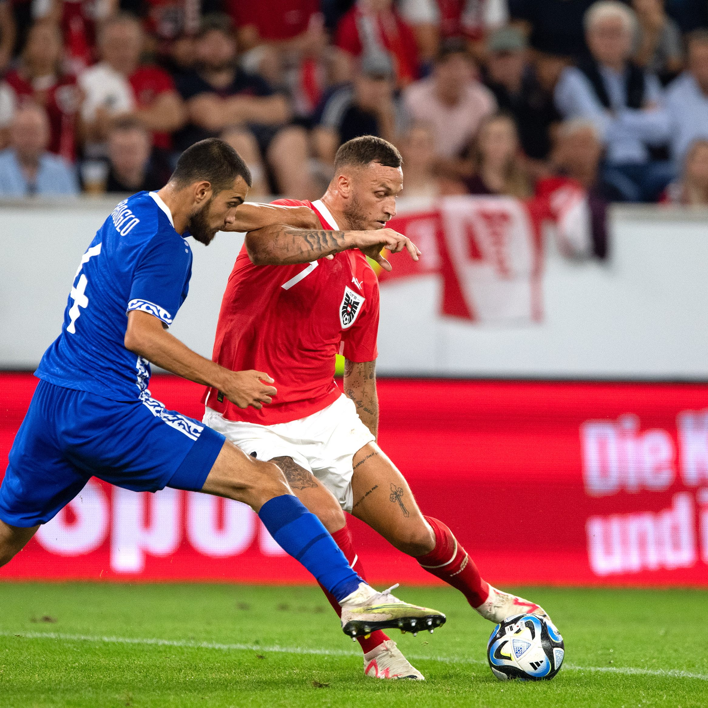 Arnautovic stand nicht in der Österreich-Startelf für das Spiel gegen Moldau.