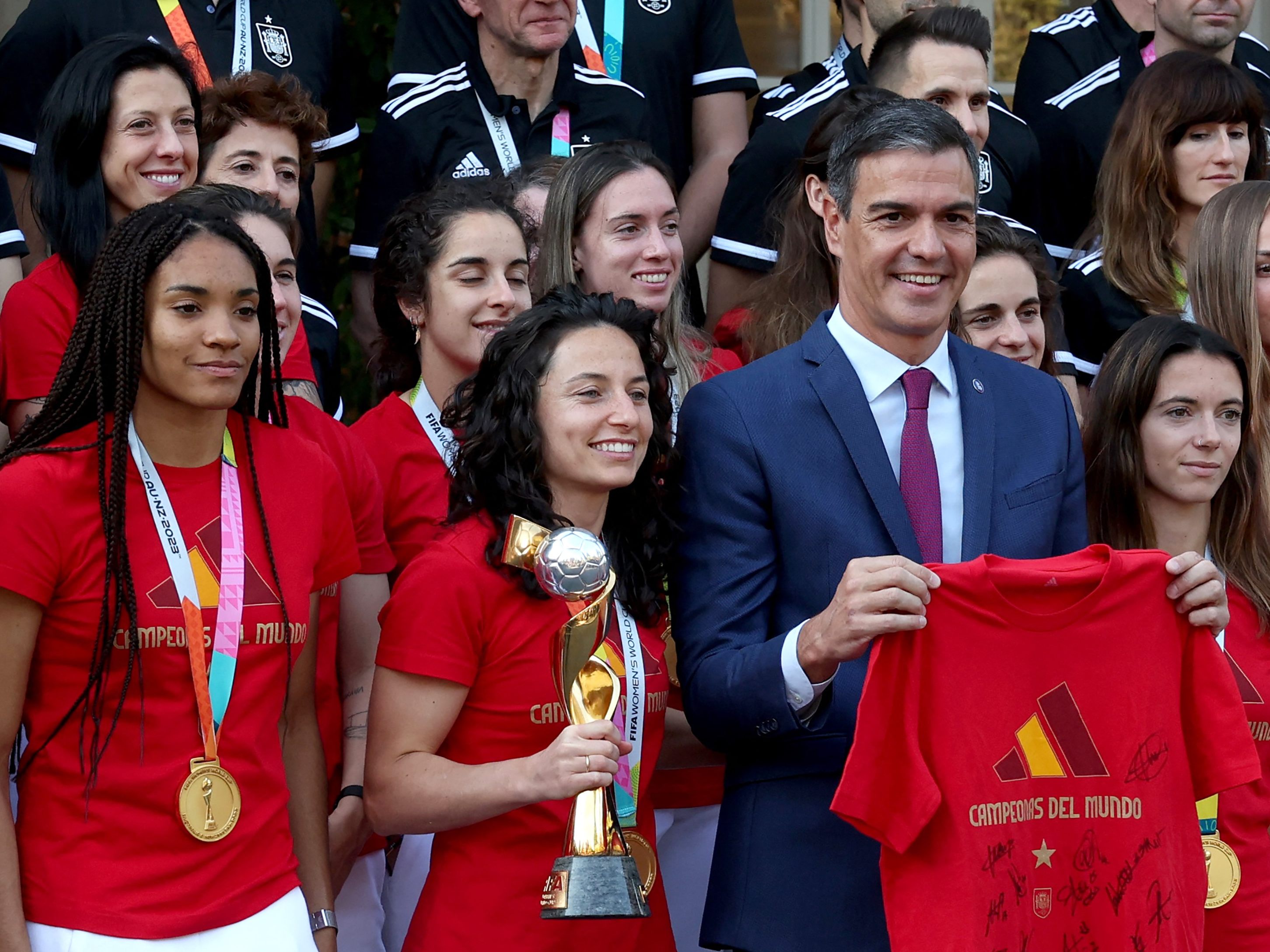 Minister trifft spanisches Nationalteam