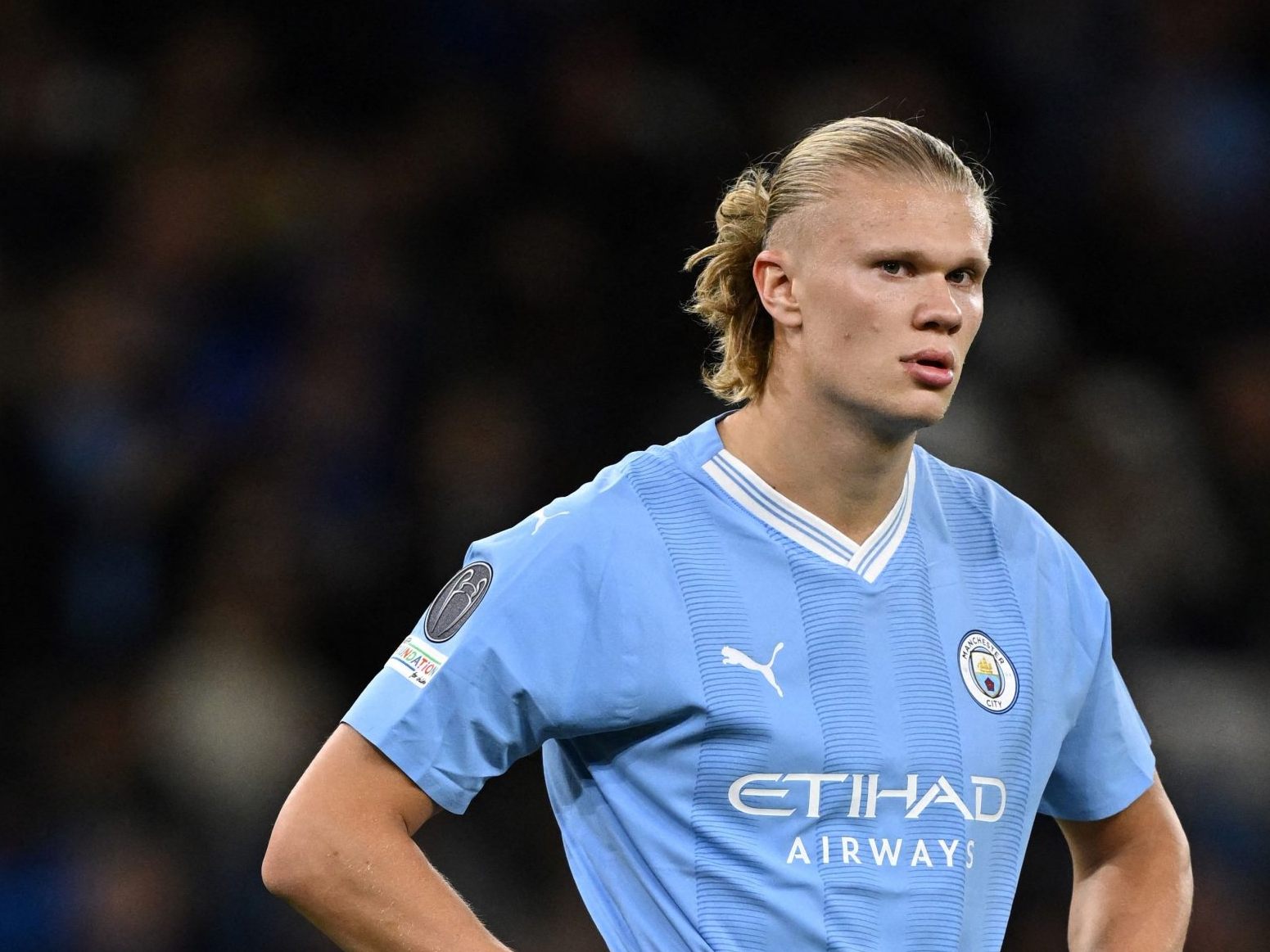 Erling Haaland wurde von einer KI "erschossen".