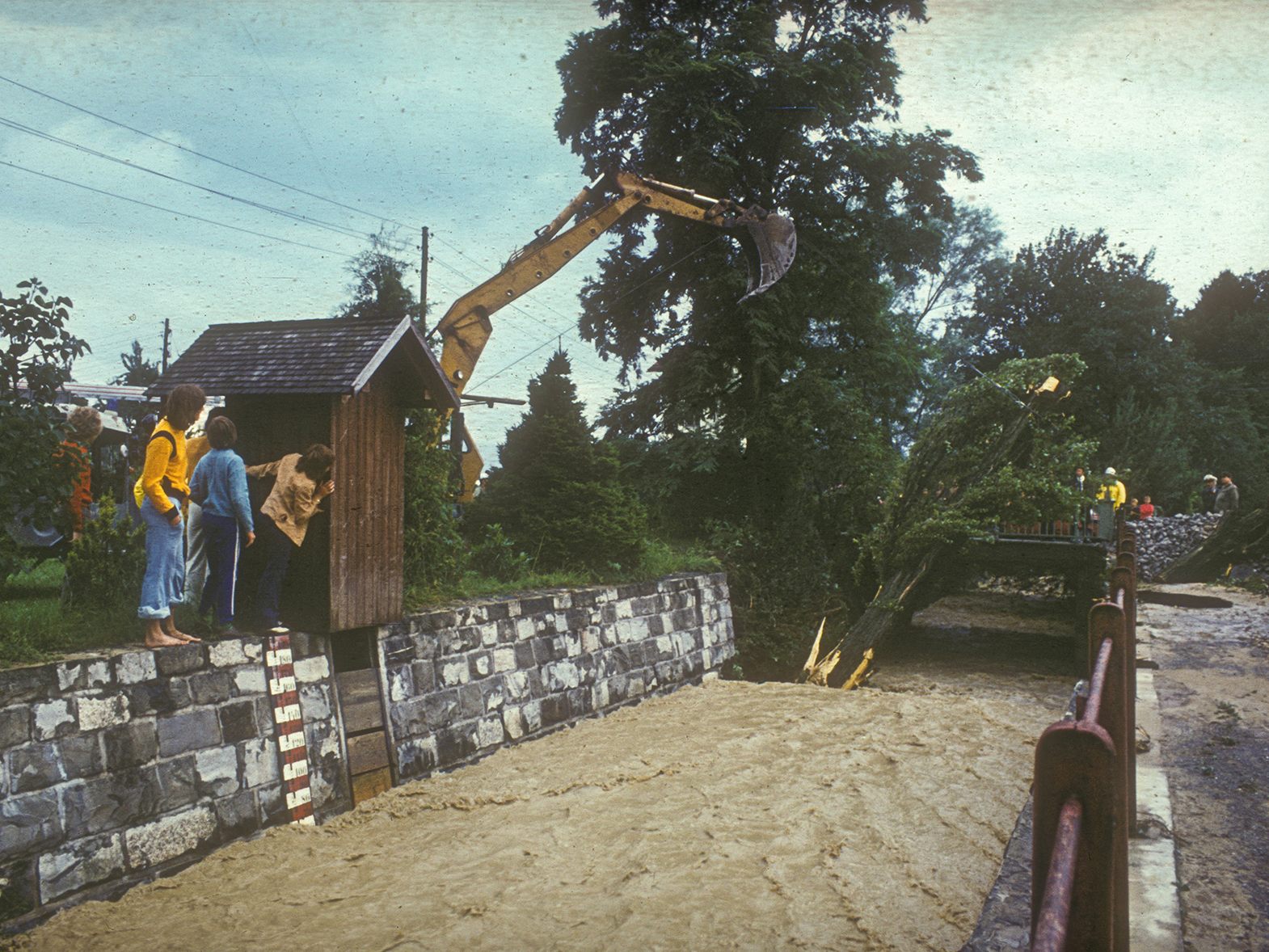 Archivbild Hochwasser Ruggbach
