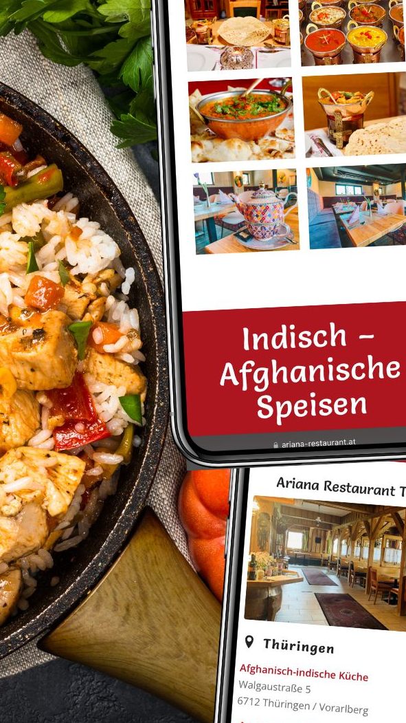 Im Ariana in Thüringen kann man frisch zubereitete Speisen der afghanischen und indischen Küche genießen.