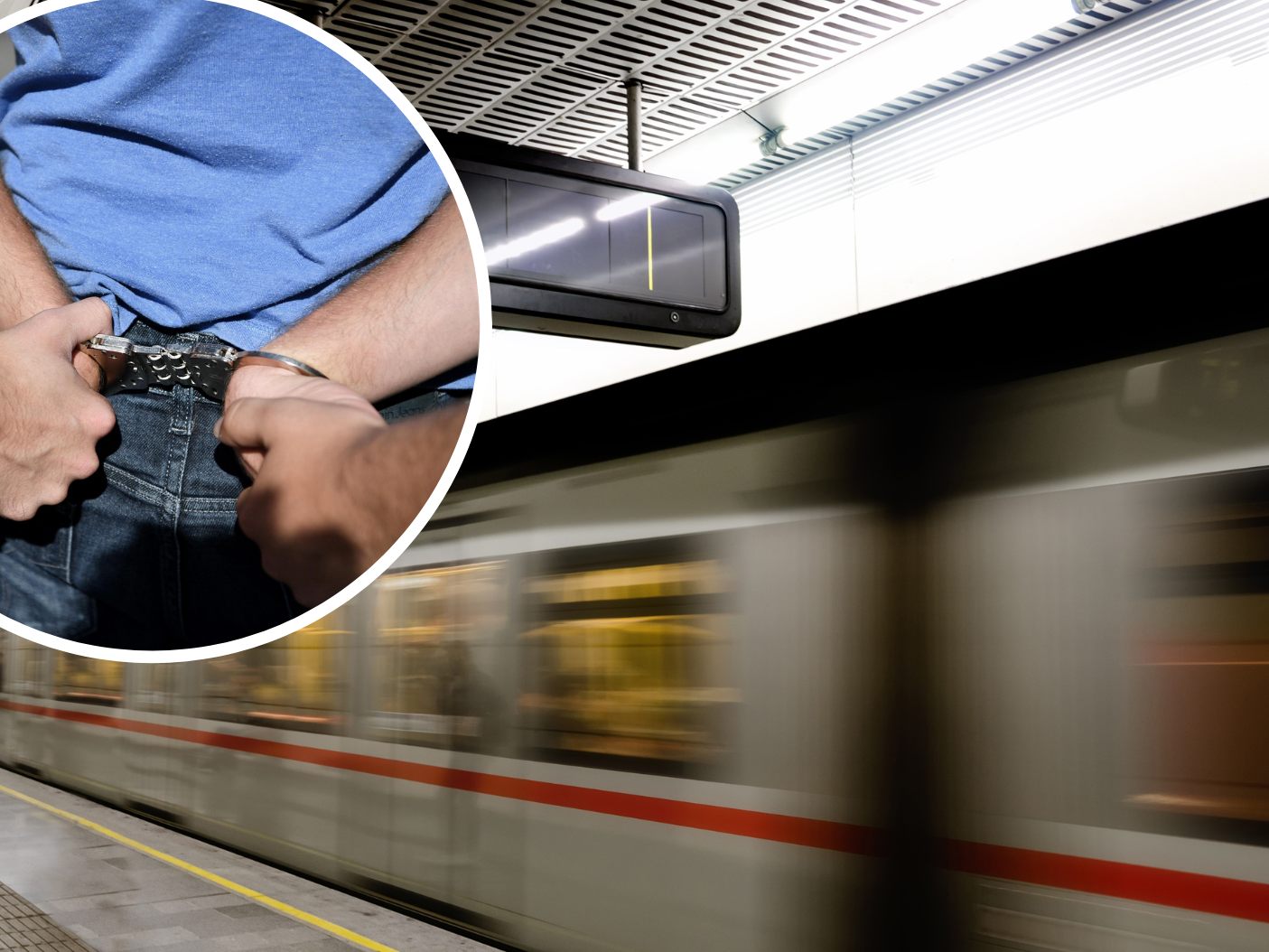 Am Bahnhof Wien Mitte schlug ein Mann einen Fahrkarten-Kontrolleur.
